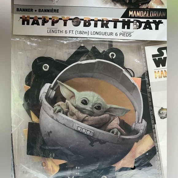 89pc Pinata Party Pack Star Wars Mandalorian Baby Yoda - birthday - Picture 10 of 10